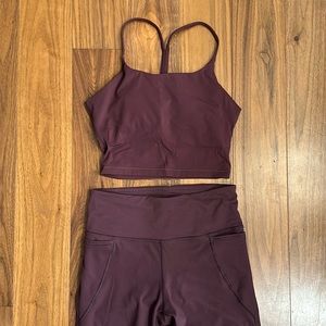 CRZ Yoga buttersoft matching yoga/ workout set (tank and full length leggings)